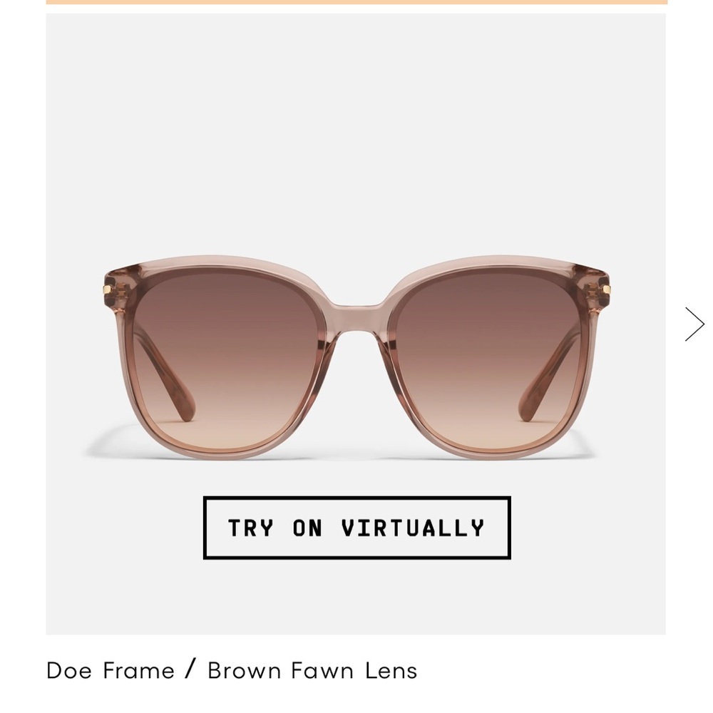 Quay Australia Doe Frame Sunglasses in Brown